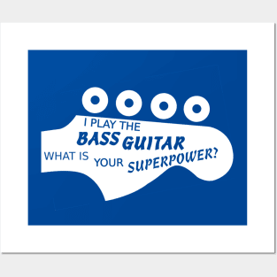 Bass superhero Posters and Art